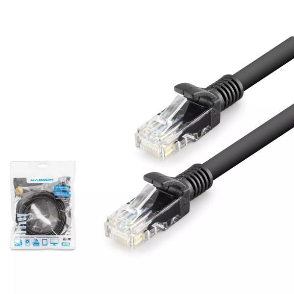 Hadron Hdx5071 Cat6 Kablo 1000Gb 250Mhz 3M Siyah - Image 1