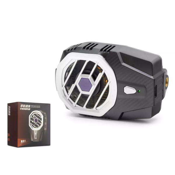 Hadron Hdx4393 X91 Telefon Soğutucu Fan Radyatör + Batarya Siyah - Image 1