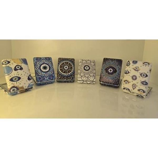 12 li Büyüteçli Dikdörtgen Cep Aynası - Image 1