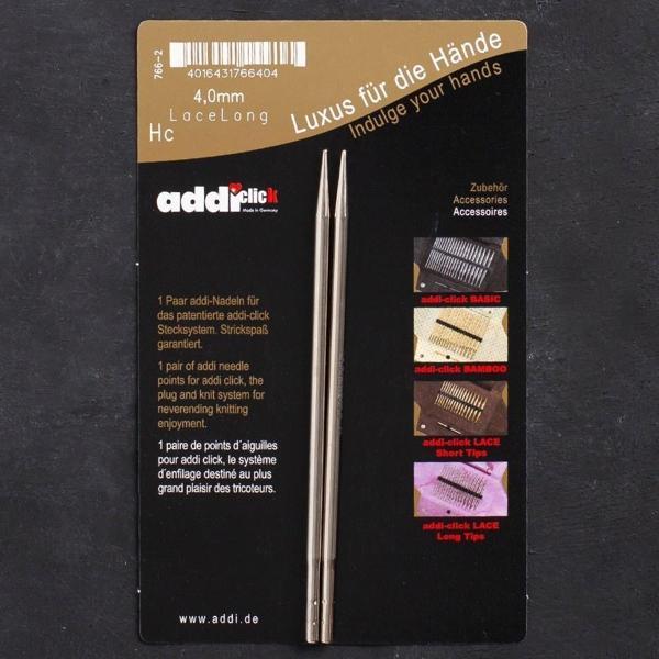 Addi Click Lace 4mm Değiştirilebilir Uzun Uçlu Dan - Image 1