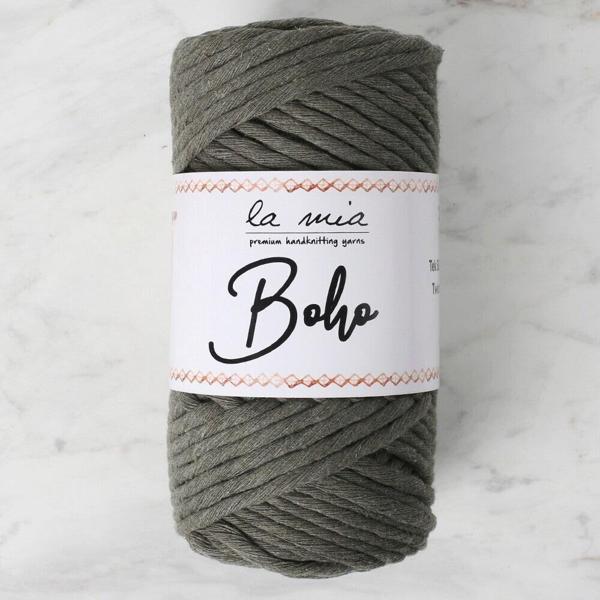 La mia Boho Haki Yeşil Büküm Makrome İpi - L216 - 34209 - Image 1