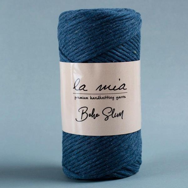 La Mia Boho Slim Havacı Mavi El Örgü İpi -L110 - 34199 - Image 1