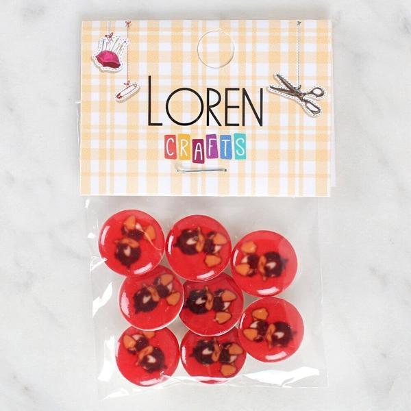 Loren Crafts 8'li Ördek Düğme - 1207 - Image 1