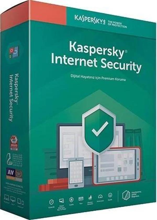 KASPERSKY Internet Security Trk Kutu 1yıl 2 kullanıcı - Image 1