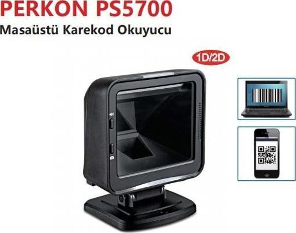 PERKON (TIGER) MS 2D Imager PS5700 USB Masaüstü Karekod Okuyucu - Image 1