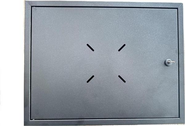 RBOX Metal Pano Siyah Kilitli Kayıt Cihazı Panosu - Image 1