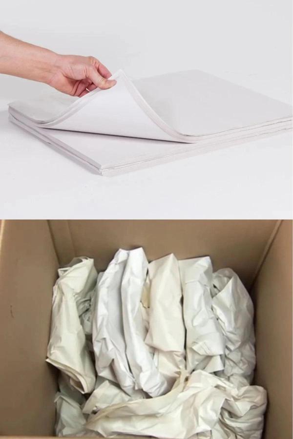 GAZETE BEYAZI BARDAK SARMA TAŞINMA PAKETLEME KAĞIDI 40 X 60 ( 20 ADET) - Image 1