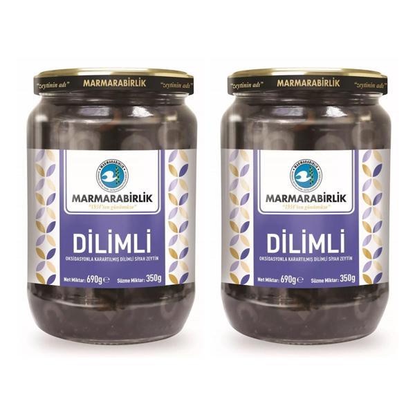 Marmarabirlik Dilimli Siyah Zeytin 350 gr x 2 Adet - Image 1