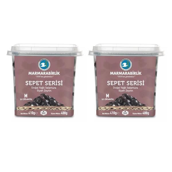 Marmarabirlik Sepet Serisi Yağlı Salamura M Boy 400 gr x 2 Adet - Image 1