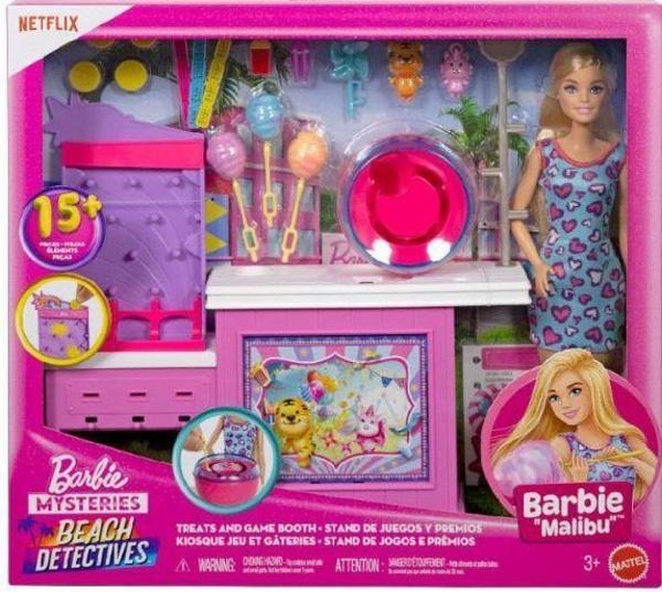 Barbie Mysteries Beach Detectives Ödüller ve Oyun Kabini JFV67 - Image 1