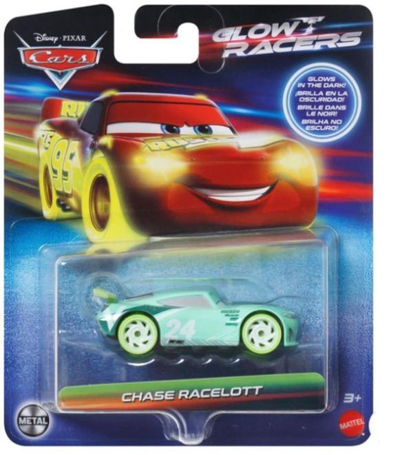 Disney Pixar Cars Glow Racers Chase Racelott HPG76 HYM84 - Image 1