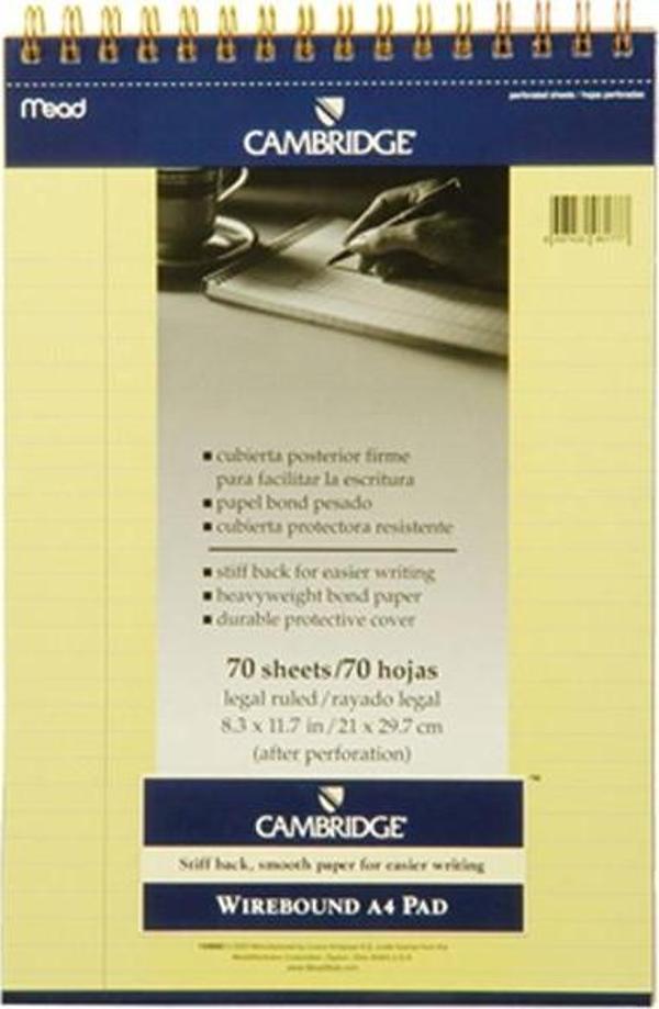 Mead A4 Beyaz 70 Y.Çizgili M 159882 Cambridge - Image 1