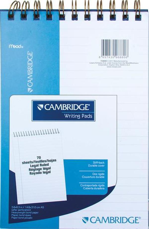 Mead A5 Beyaz Çizgili 70 Yaprak153848 Cambridge - Image 1