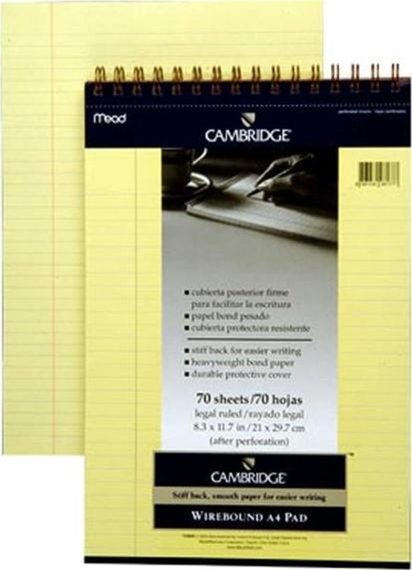 Mead A4 Fildisi 70 Y.Çizgili M 159890 Cambridge - Image 1