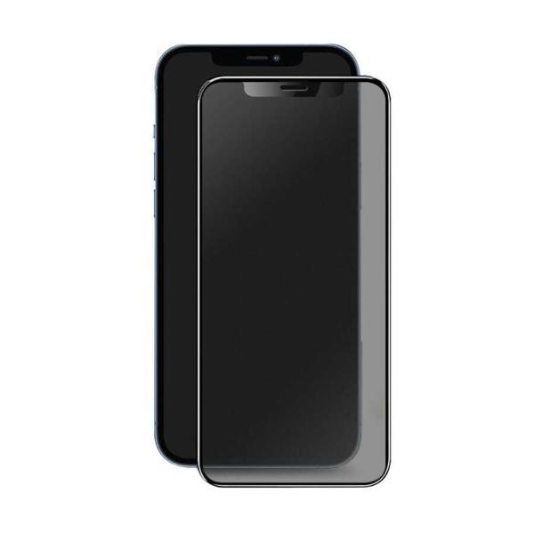 iPhone 12 Uyumlu Tam Kaplayan Gizlilik Filtreli Mat Seramik Hayalet Ekran Koruyucu - Image 1
