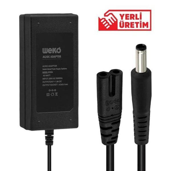 24 Volt 1.9 Amper 4.5x3.0 mm Uçlu Notebook Adaptör - Image 1