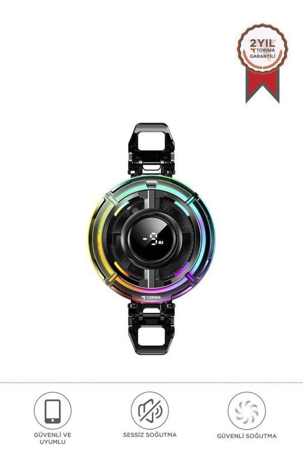 Torima ACC-40 Kablolu Cep Telefonu Soğutma Fanı Gamer Oyuncu Radyatör Soğutucu Siyah - Image 1