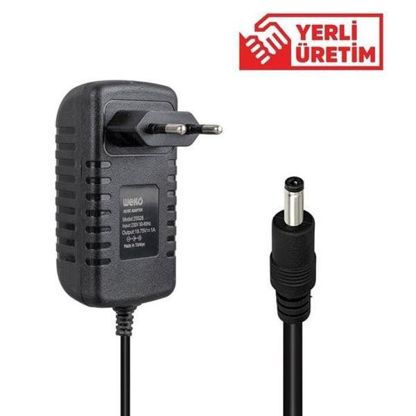 19.75 Volt - 1 Amper 4.0*1.35 Uçlu Yerli Üretim Plastik Kasa Laptop Adaptörü - Image 1