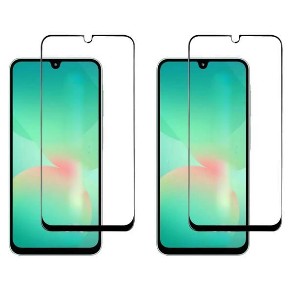 Samsung Galaxy A06 Uyumlu Tam Kaplayan Kalın Parlak 5D Ekran Koruyucu x2 - Image 1