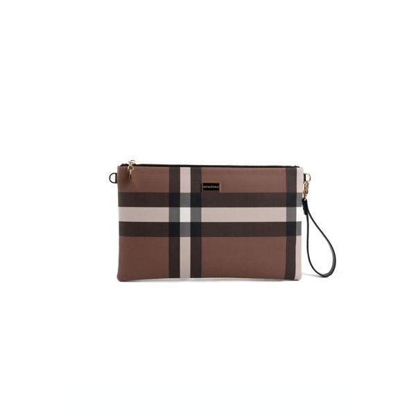 Silver & Polo Kadın Portföy Çantası 1034-47408 SILVER POLO CLUTCH MK85 KOYU KAHVE-MAT KAHVE - Image 1
