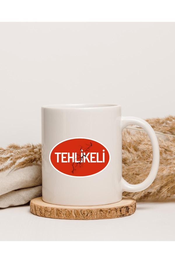 Kubdekor Tehlikeli Baskılı Grafik Kupa Bardak - Image 1