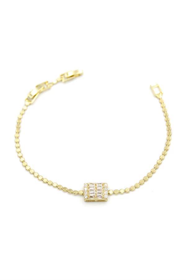 Taşlı Bileklik - Altın - Image 1