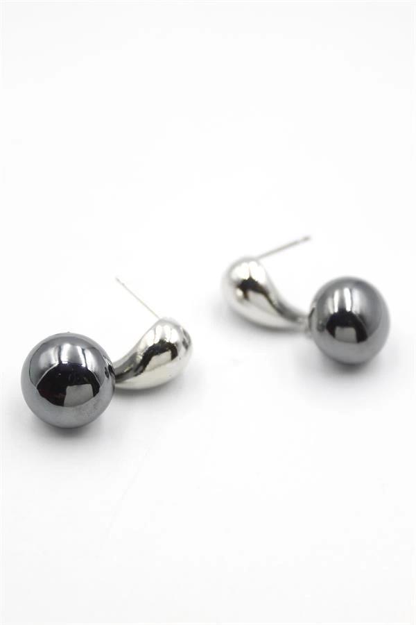 İncili Küpe - Gümüş - Image 1