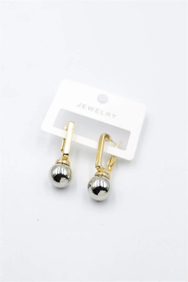 Top Küpe - Gümüş - Image 1