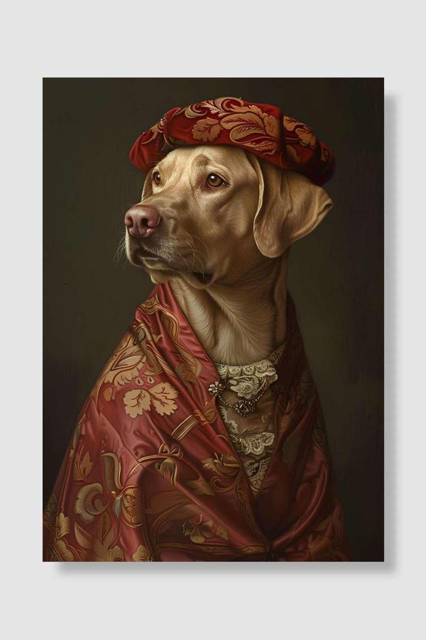 Kubdekor Labrador Retrievers dog Popart Poster Dekoratif Modern Sanatsal Duvar Poster - Image 1