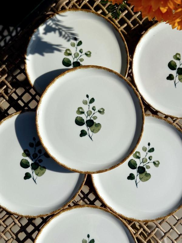 Porland Elenya 6 Kişilik Pasta Takımı 20CM 04PPO000069 - Image 1