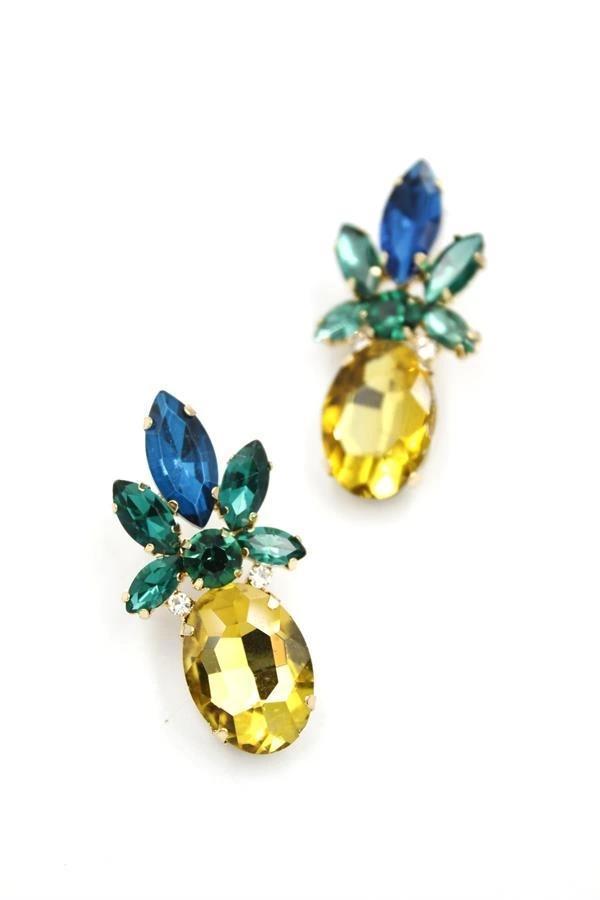 Ananas Küpe - Altın - Image 1