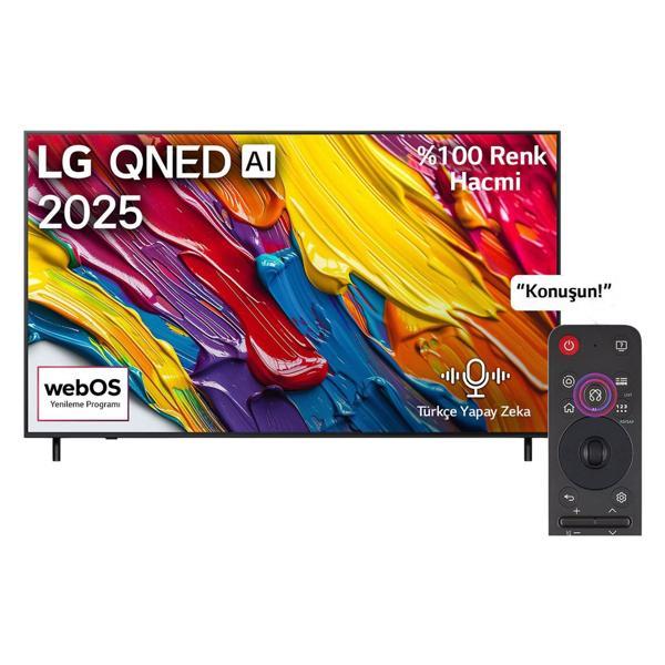 LG 55QNED82A6B 55 inç 140 Ekran 4K Smart TV AI Sihirli Kumanda HDR10 webOS25 QNED TV 2025 - Image 1