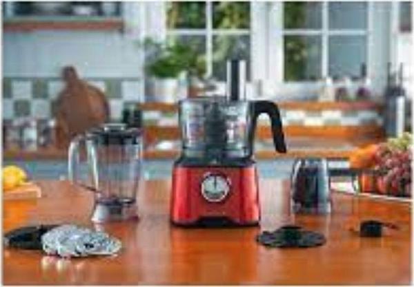 Karaca Mastermaid Power Max 11 In 1 Mutfak Robotu Imperial Red - Image 1