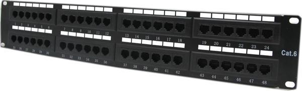 Codegen CAT6 1u 48 Port Modüler Dolu Patch Panel COD648 - Image 1