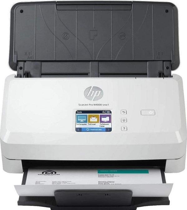 HP ScanJet Pro N4000 snw1 6FW08A Network+WiFi A4 Doküman Tarayıcı - Image 1