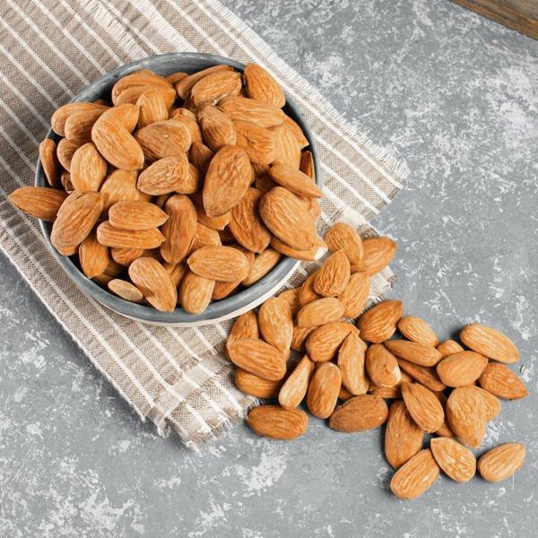 Badem İçi Çiğ Datça Yerli Doğal Duble Tuzsuz Jumbo Boy Lüx  400 Gr - Image 1