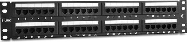 S-Link SL-PC48 48 Li UTP CAT5E Patch Panel - Image 1