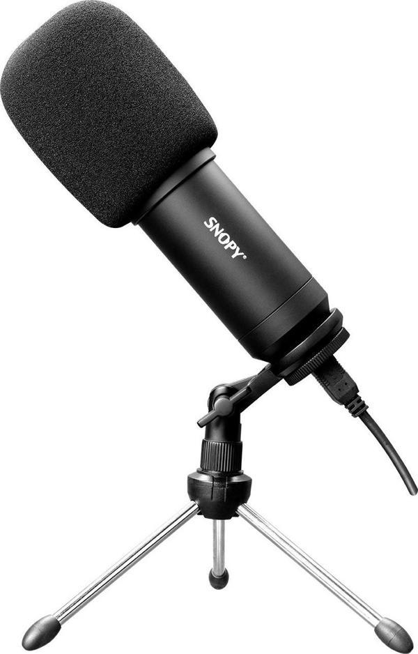 Snopy SN-04P Siyah Çok Amaçlı Profesyonel Masaüstü Mikrofon Kiti - Image 1