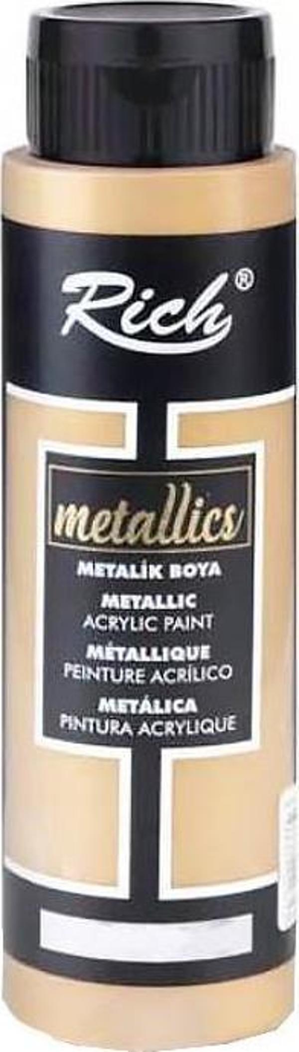 Rich Master Metalik Akrilik Boya Altın 500 cc - Image 1