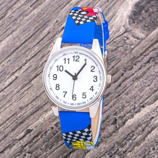 Pinkoli Süper Arabalar Trend Seri Şık Model Küçük Erkek Çocuk Kol Saati Lacivert ST-304357 - Image 1