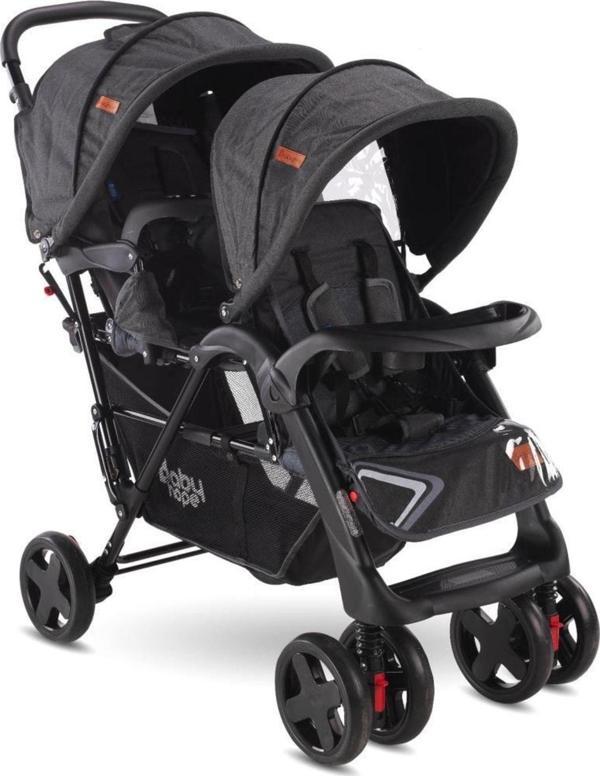 BabyHope P-738 İkiz Bebek Arabası - Image 1