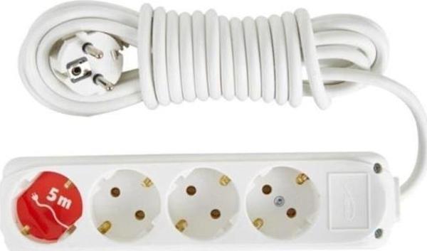 Almera 4lü 5mt Topraklı Priz - Image 1