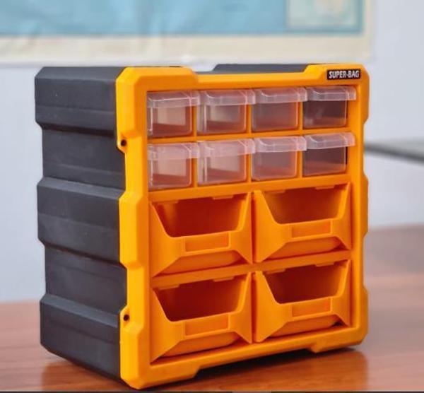 Asrın Asr- 6009 12 Li Monoblok Avadanlık Çekmece (26,7x15,7x26,2 h cm) - Image 1