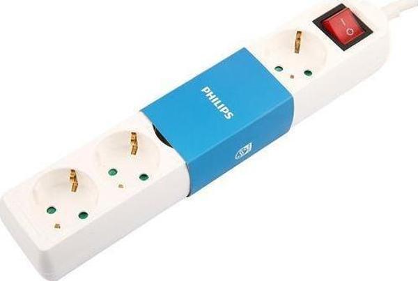 Philips SPS1050A-51 5'li Priz 2 Metre Anahtarlı Çocuk Korumalı - Image 1