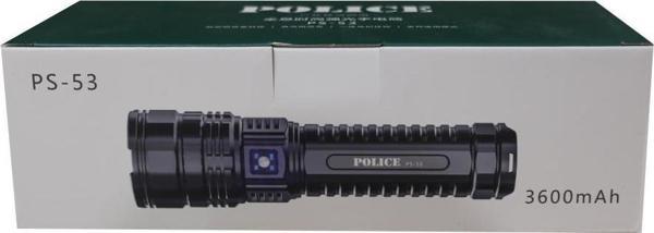 Police PS-53 Zoom, Powerbank Özellikli Şarjlı El Feneri - Image 1