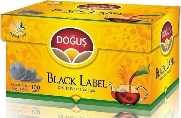 Doğuş Black Label Demlik Poşet Çay 100x3.2 gr - Image 1