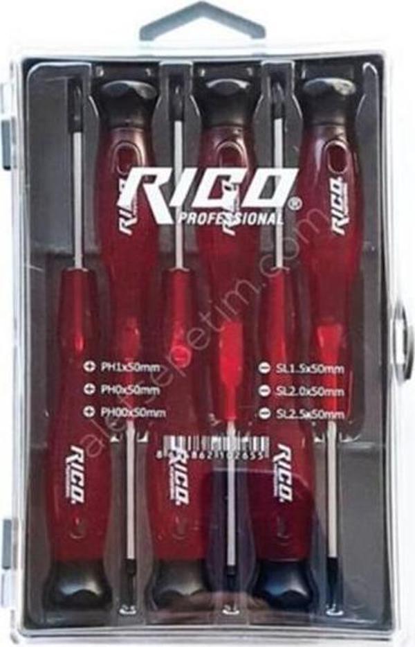 Rıco 003-KK1969 6lı Saatci Tornavida ( 3 Düz- 3 Yıldız ) - Image 1