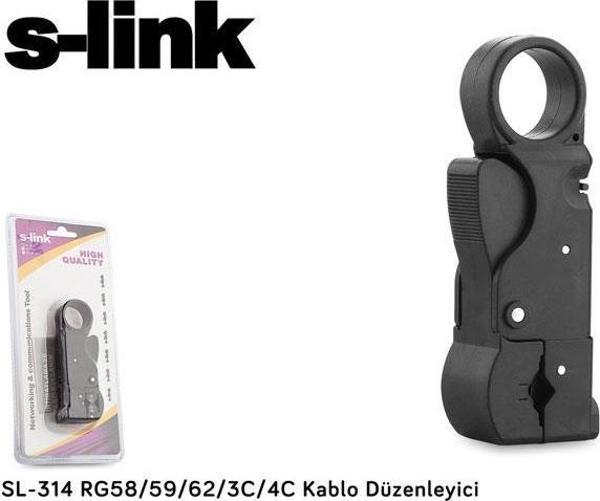 S-link SL-314 RG58-59-62-3C-4C Kablo Ucu Soyucu - Image 1