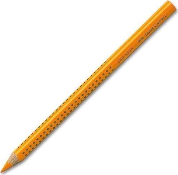 Faber-Castell Fosforlu Kalem Ahsap Gövde Turuncu - Image 1