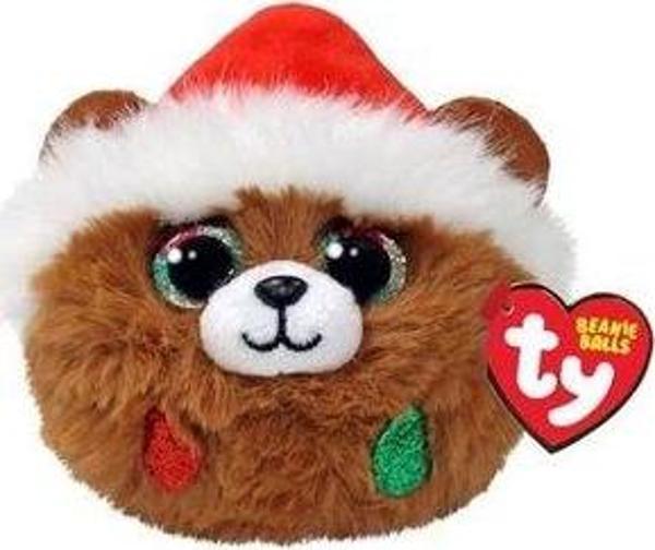 TY Pelüş Puding Noel Ayı Bere Bebek 10Cm - Image 1